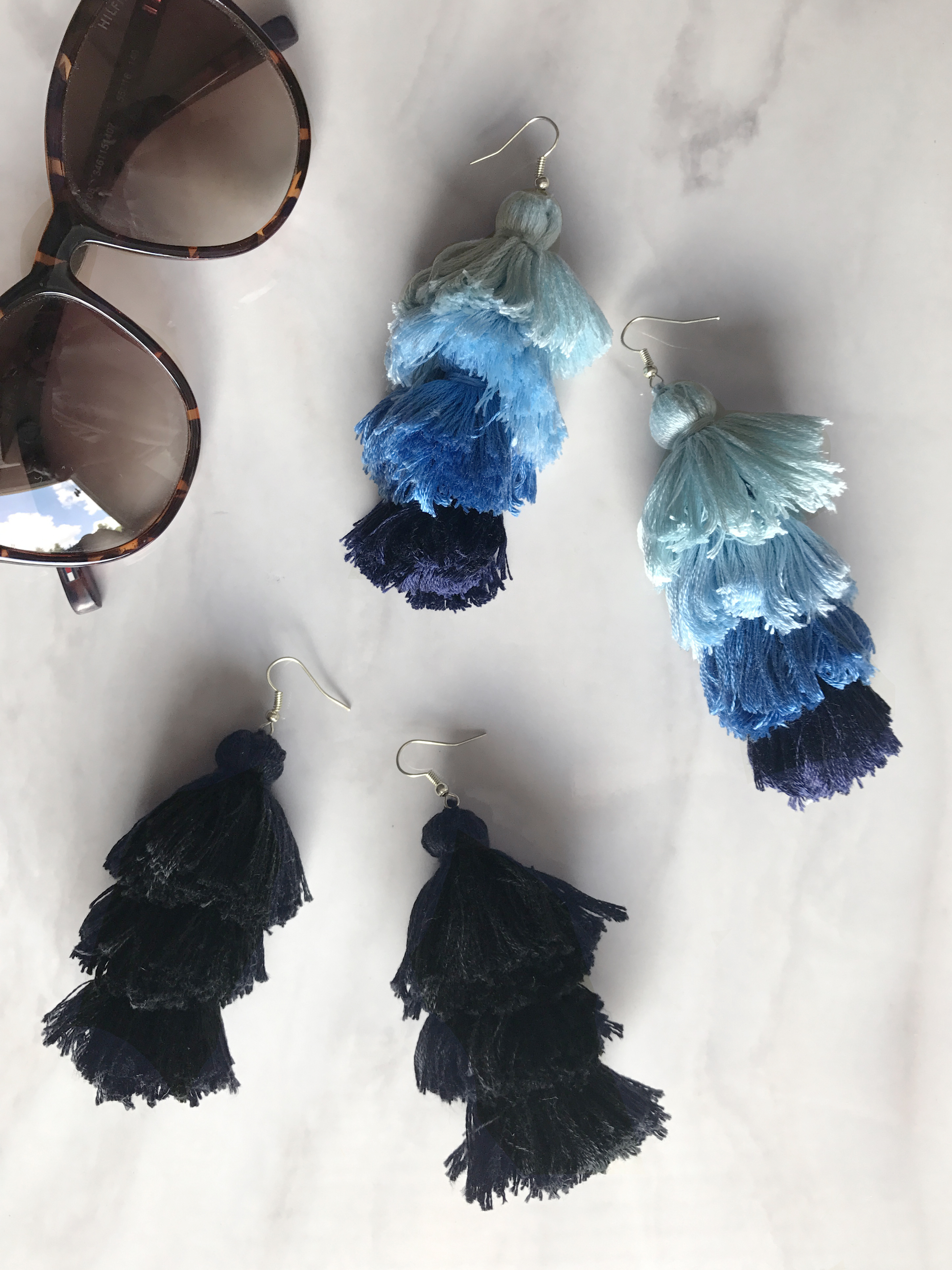 DIY Tiered Tassel Earrings She Is Elizabeth Ann